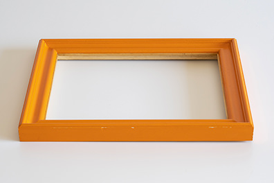 額縁 AUTHENTIC HERMES ORANGE NOTEWORKS