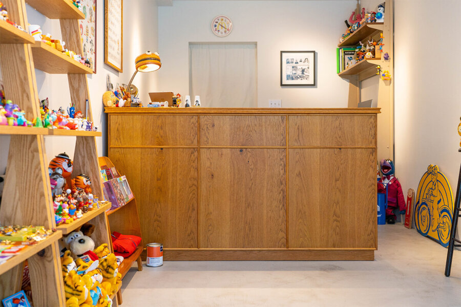 Russet Burbank / NOTEWORKS カウンター・デスク・ドアハンドル製作 9