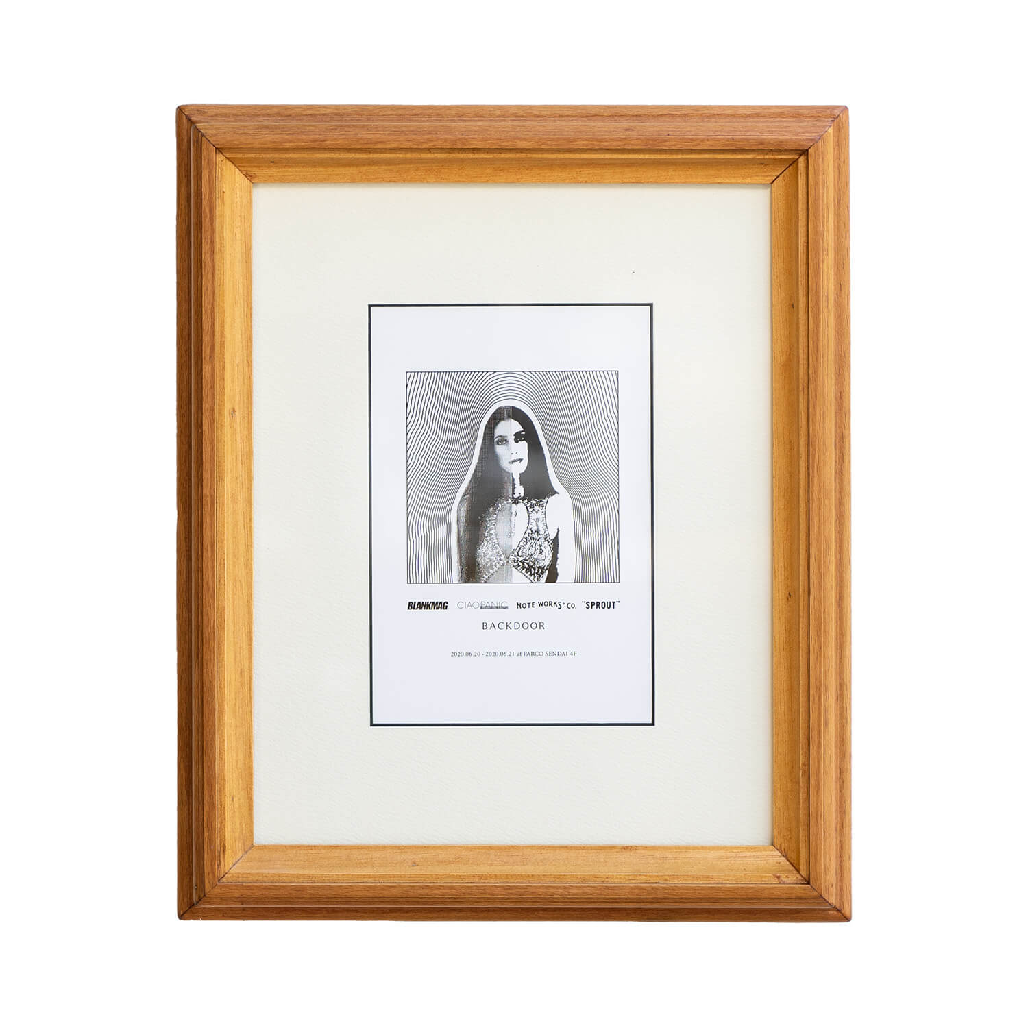 AUTHENTIC FRAME POSTCARD NOTEWORKS