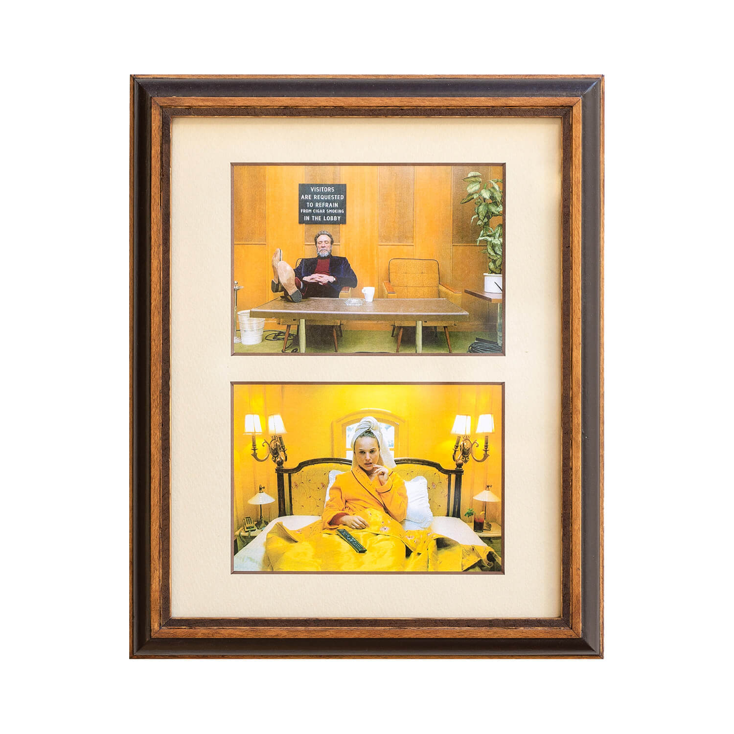 AUTHENTIC FRAME  POSTCARD W NOTEWORKS