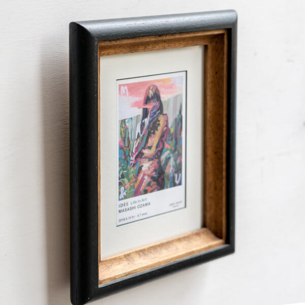 多種木材を使用した額縁 ポストカードサイズ NOTEWORKS