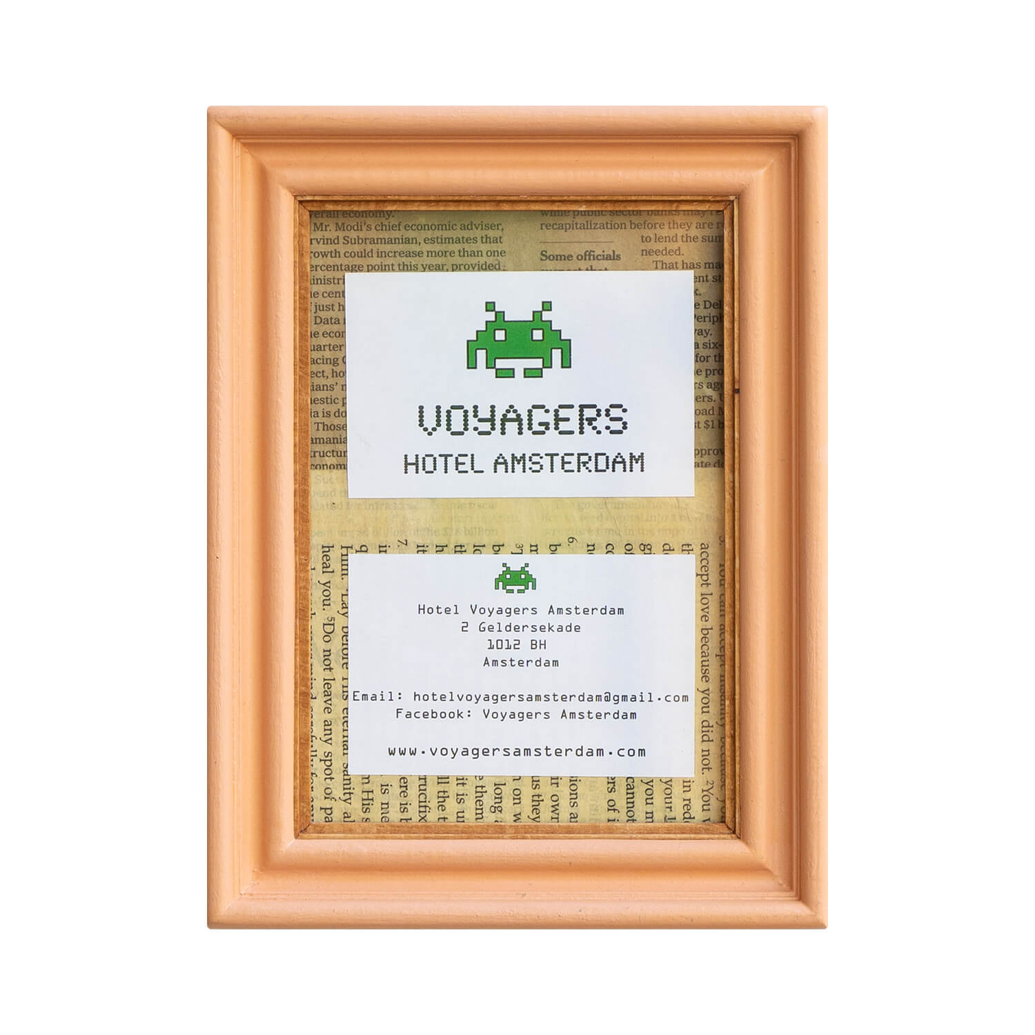 AUTHENTIC FRAME POSTCARD NOTEWORKS