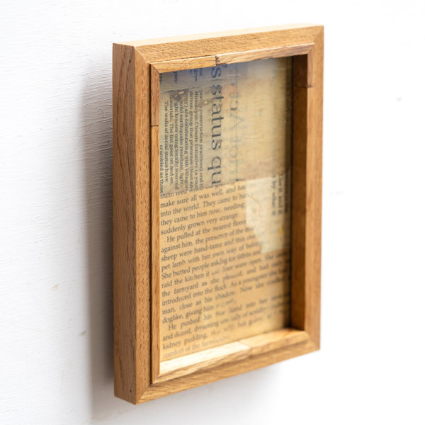 多種木材を使用した額縁 ポストカードサイズ NOTEWORKS