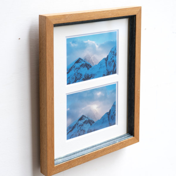多種木材を使用した額縁 L版x2 NOTEWORKS