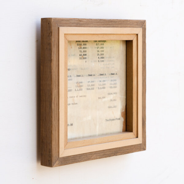 古材額縁 CDサイズ NOTEWORKS