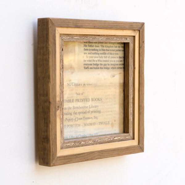 古材額縁 CDサイズ NOTEWORKS