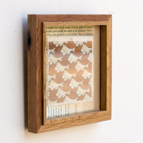 多種木材を使用した額縁 CDサイズ NOTEWORKS