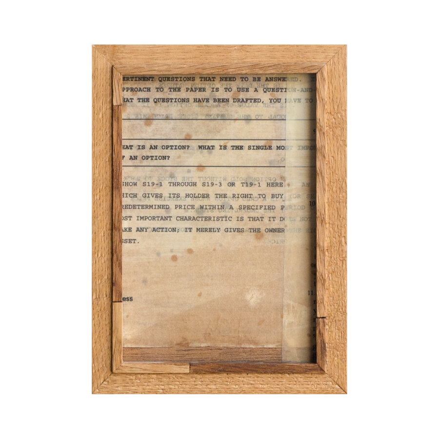 多種木材を使用した額縁 A6サイズ NOTEWORKS