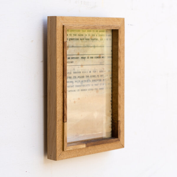 多種木材を使用した額縁 A6サイズ NOTEWORKS
