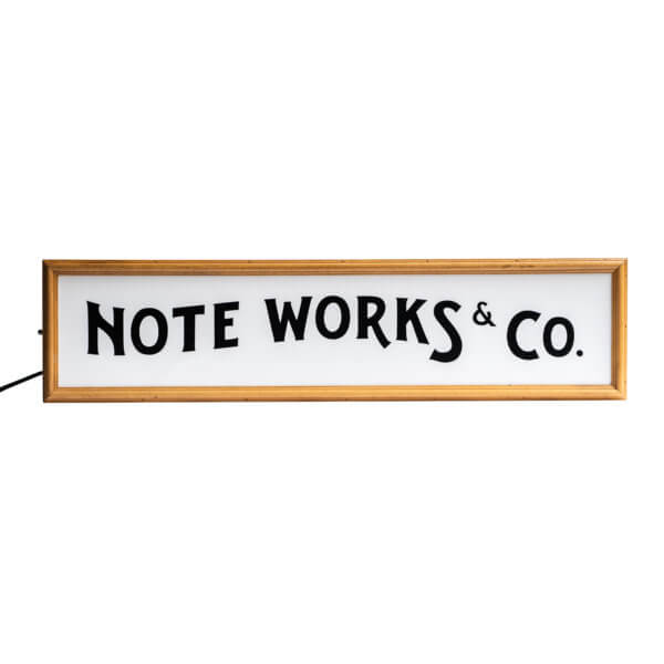 箱型照明看板 NOTEWORKS