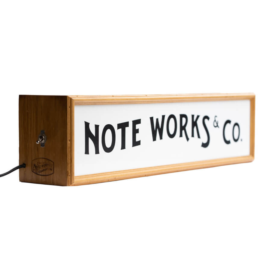 箱型照明看板 NOTEWORKS
