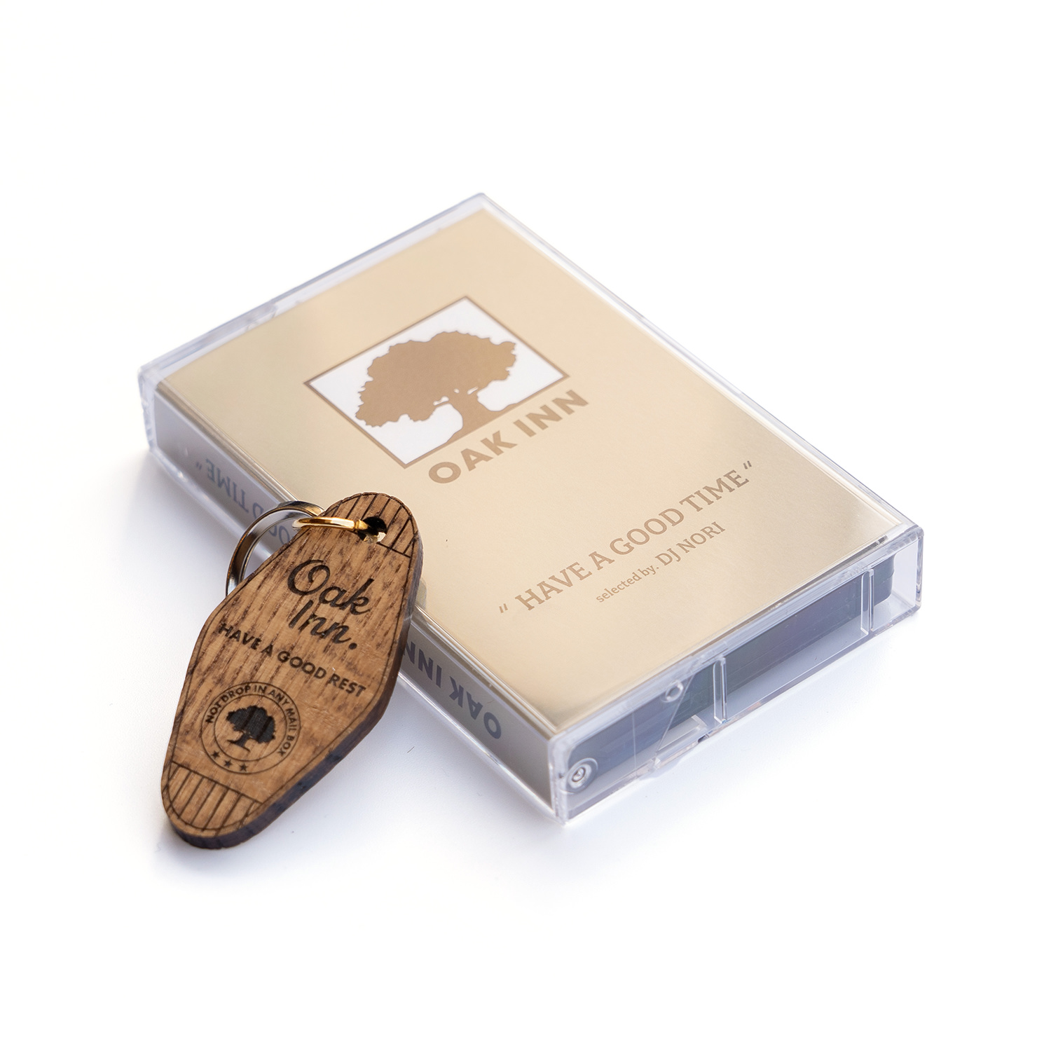 Key ring + OAK INN Cassette Tape NOTEWORKS