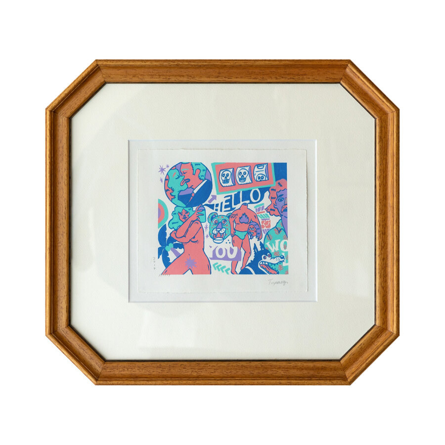 Toyameg × オーセンティック額縁 NOTEWORKS