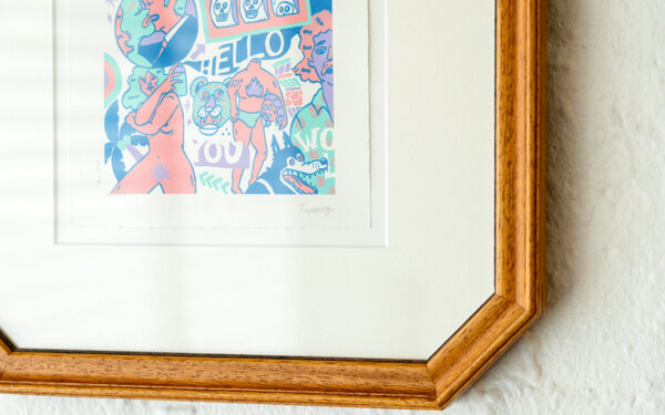 Toyameg × オーセンティック額縁 01 NOTEWORKS