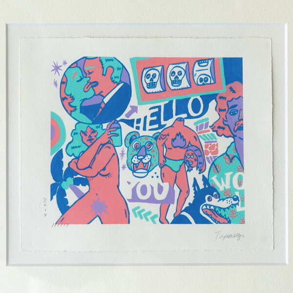 Toyameg × オーセンティック額縁 NOTEWORKS