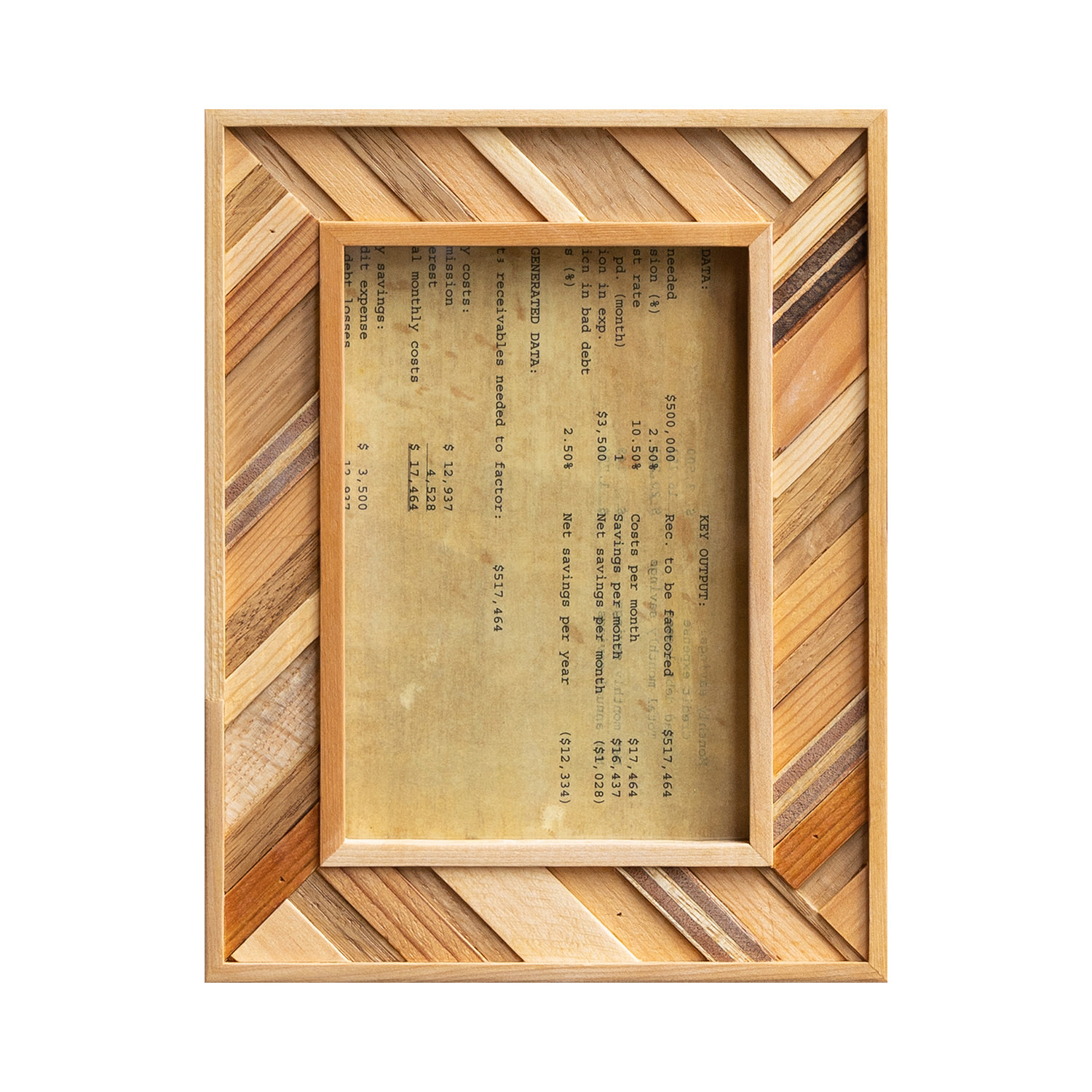 PATCHWORK FRAME POSTCARD NOTEWORKS