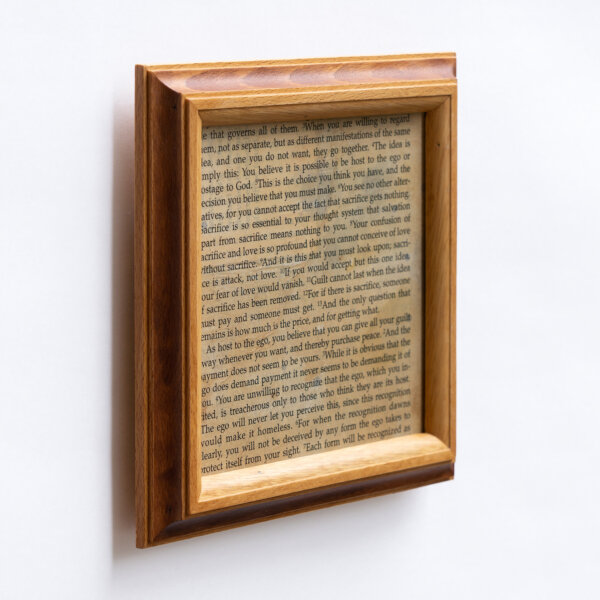 多種木材を使用した額縁 CDサイズ NOTEWORKS