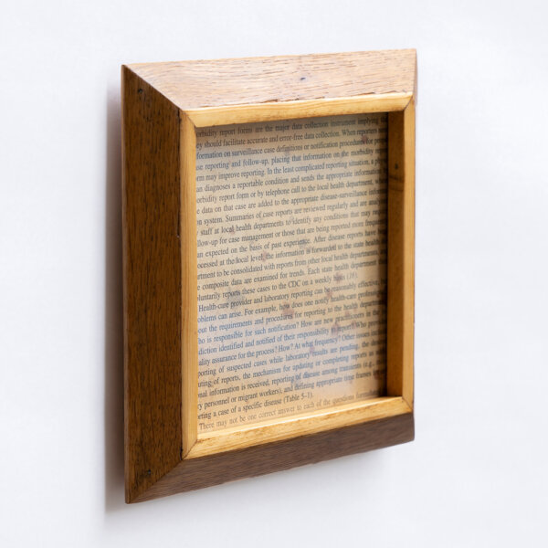 多種木材を使用した額縁 CDサイズ NOTEWORKS