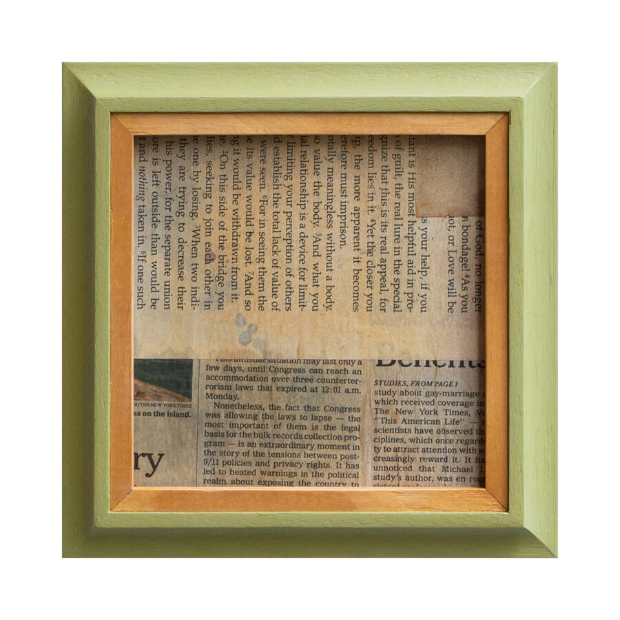 多種木材を使用した額縁 CDサイズ NOTEWORKS