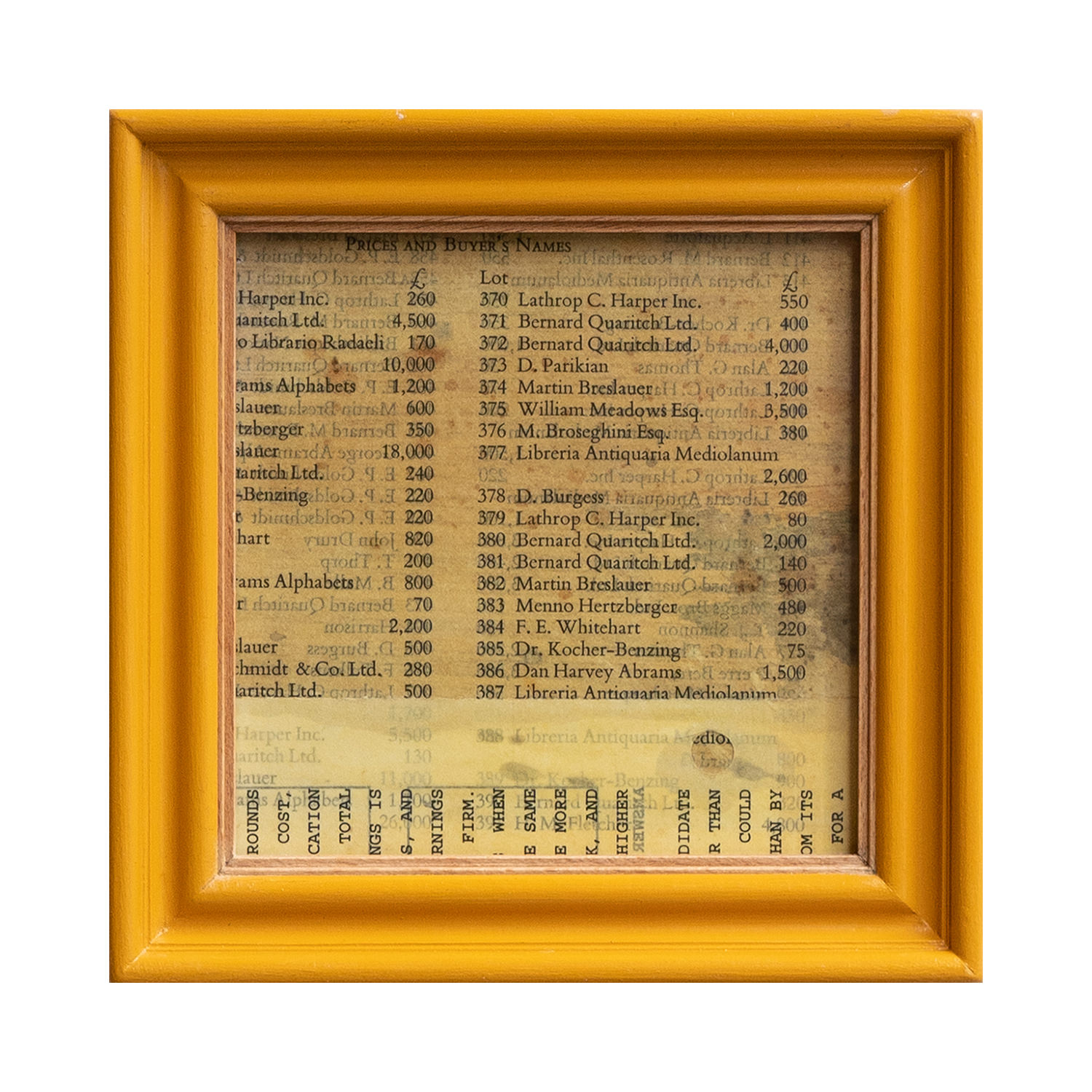 VARIOUS FRAME CD NOTEWORKS