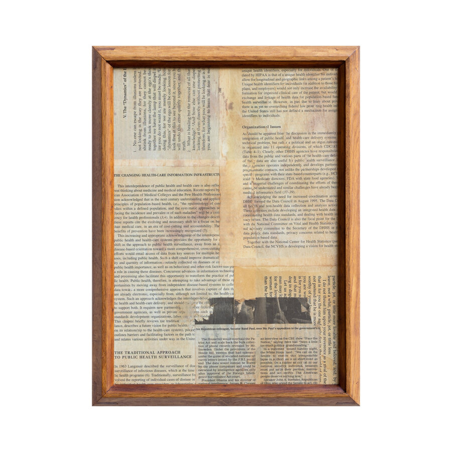 多種木材を使用した額縁  A4サイズ NOTEWORKS