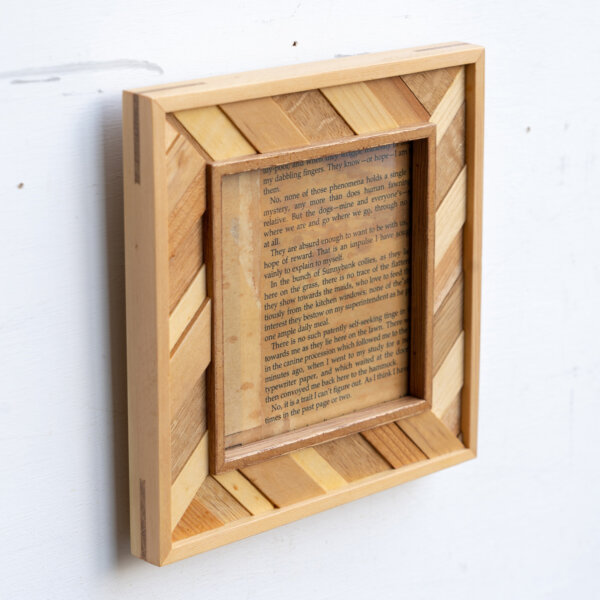 多種木材を使用した額縁 CDサイズ NOTEWORKS