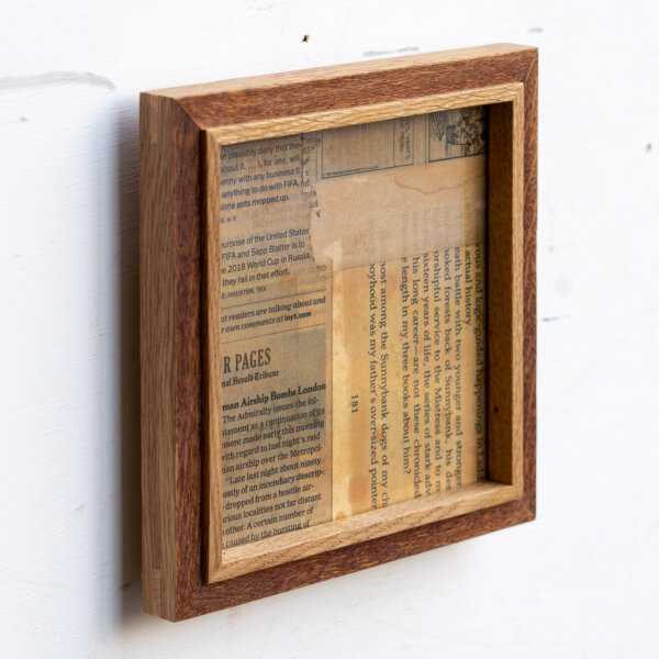 多種木材を使用した額縁  CDサイズ NOTEWORKS