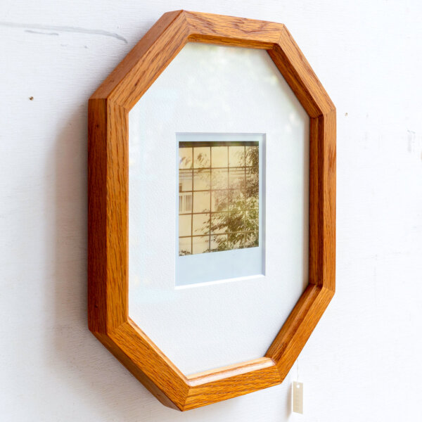 オーク材を使用した額縁  ポラロイドサイズ NOTEWORKS