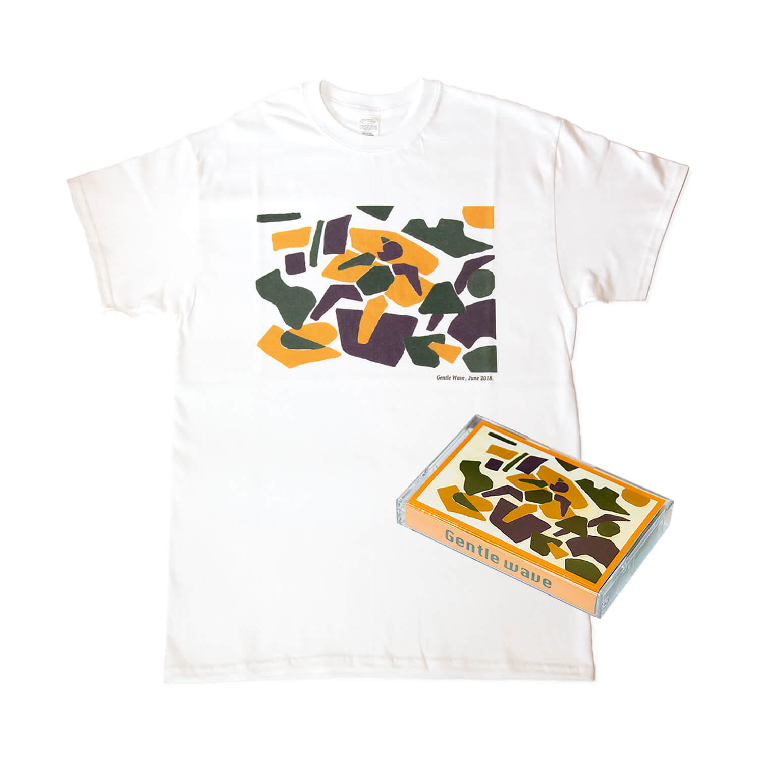 Gentle Wave T-SHIRTS + MIX TAPE NOTEWORKS