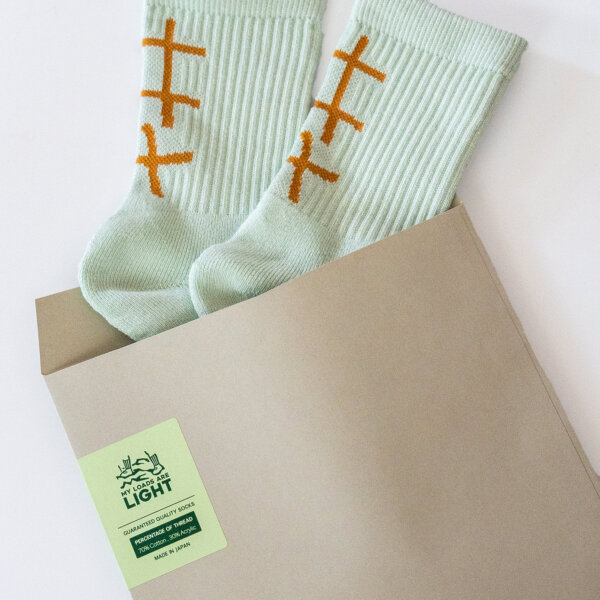 My Loads Are Light 靴下 ミント NOTEWORKS