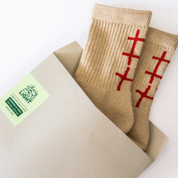 My Loads Are Light 靴下 ベージュ NOTEWORKS