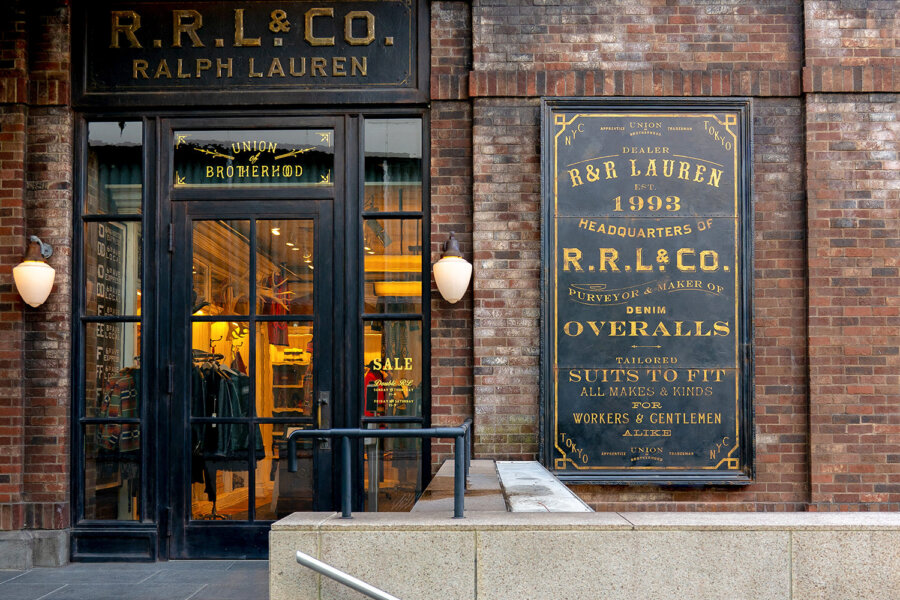 RRL OMOTESANDO / NOTEWORKS 額縁の制作 2