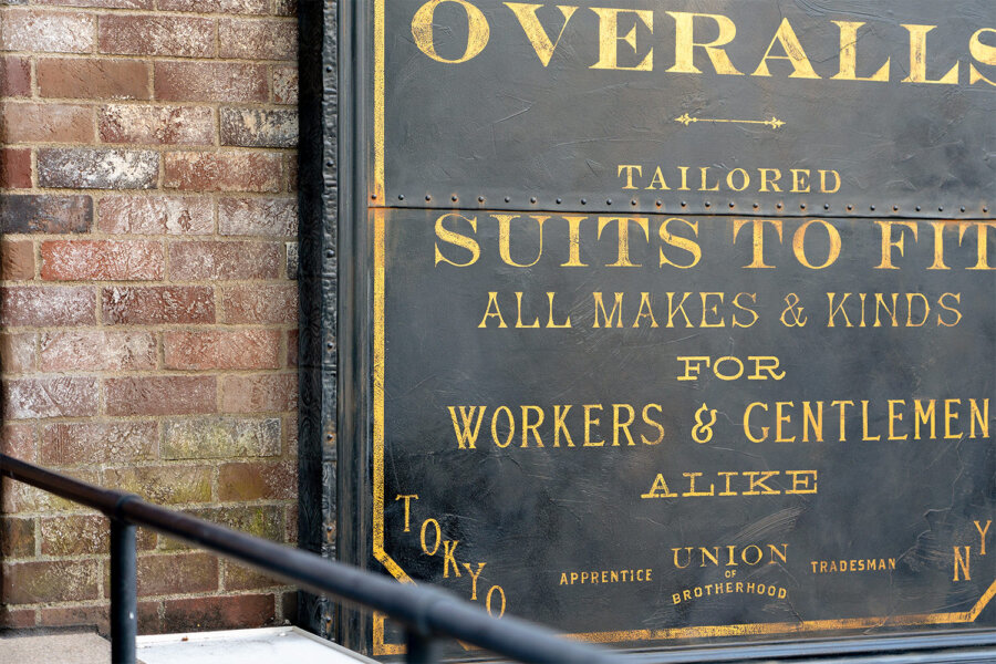 RRL OMOTESANDO / NOTEWORKS 額縁の制作 9