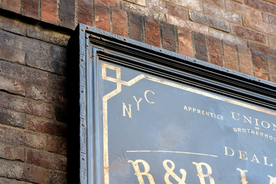 RRL OMOTESANDO / NOTEWORKS 額縁の制作 6