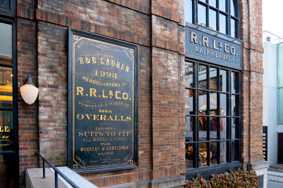 RRL OMOTESANDO / NOTEWORKS 額縁の制作 1