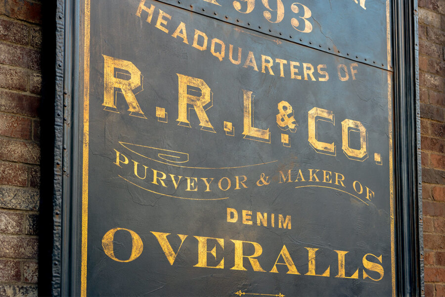 RRL OMOTESANDO / NOTEWORKS 額縁の制作 5